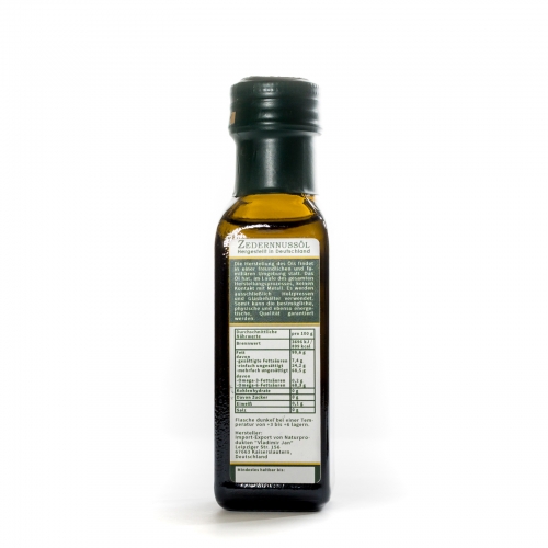 Sibirisches Zedernussöl - kaltgepresst - 100 ml