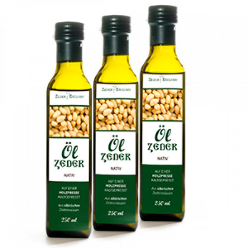3 x Exclusiv - Zedernöl 250 ml 3 x Exclusiv - Zedernöl 250 ml