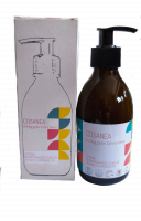 Zahncreme Zitrone-Ratanhiawurzel-Nelke (fluoridhaltig), Reisegröße (Glasflasche + Pumpspender), 90 ml